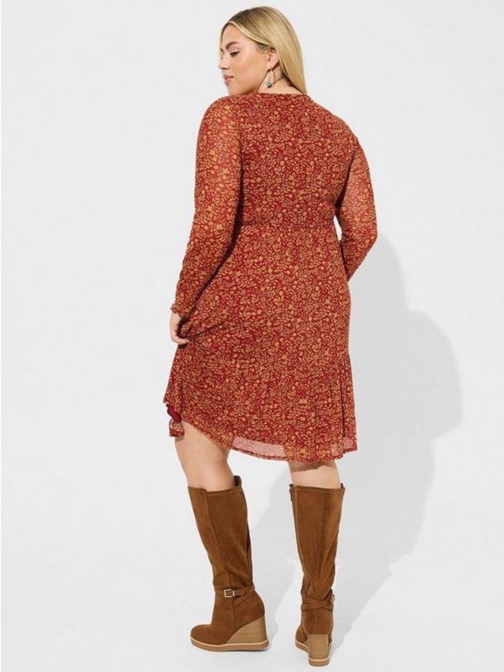 Torrid Ruffled Mini Dress - Picture 3 of 7